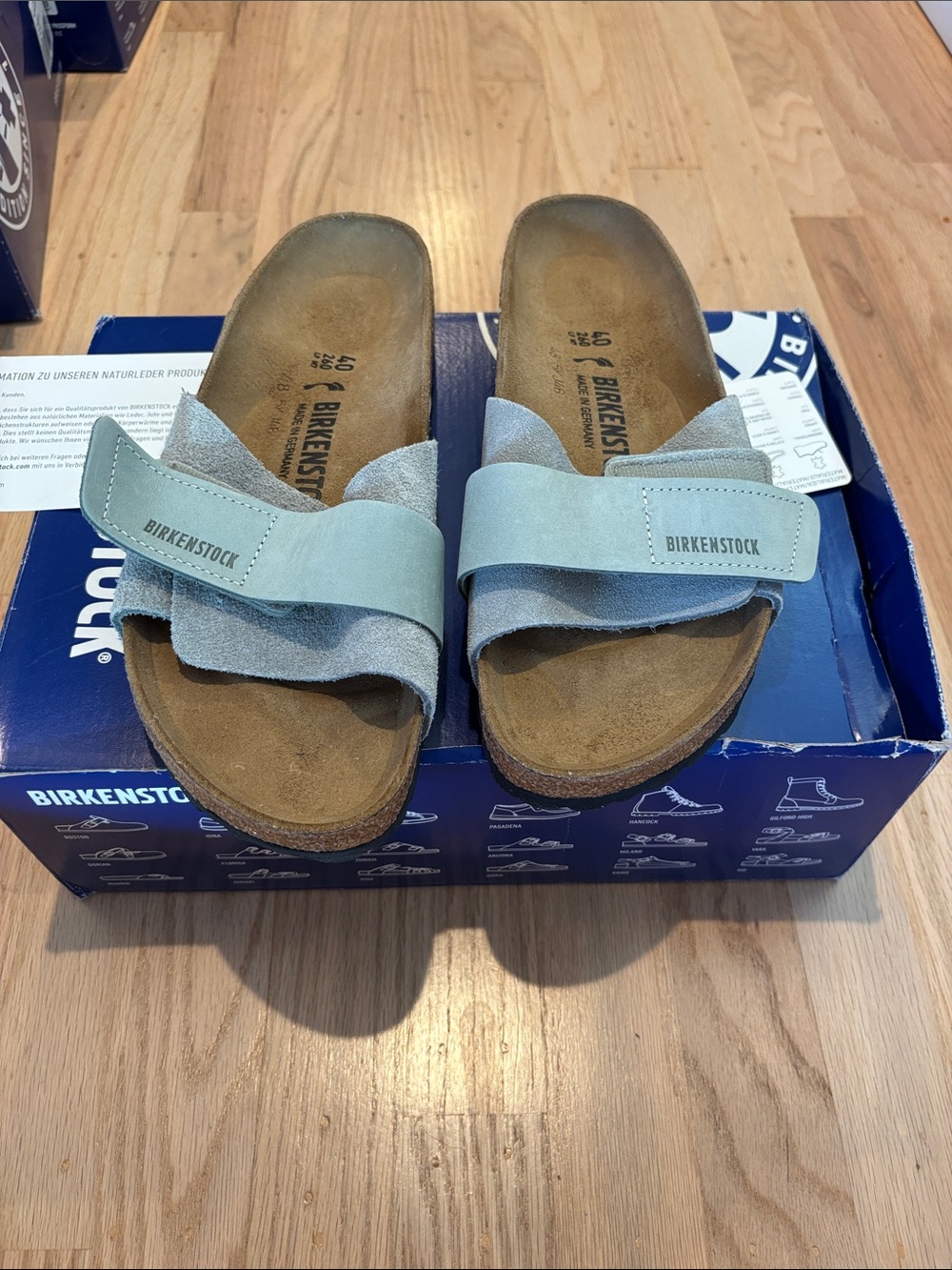 NIB Birkenstock Oita Green Mint Suede sandals - EU 40 (regular-narrow)